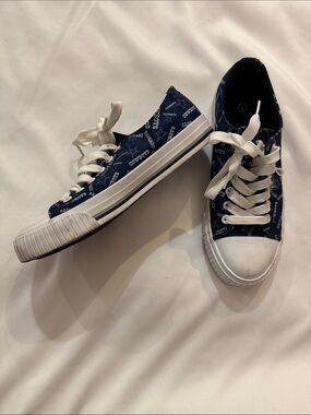 Navy 'Dallas Cowboys' Graphic Sneakers by FOCO. Officially Licensed NFL product